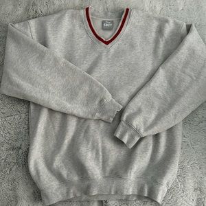V-neck sweatshirt